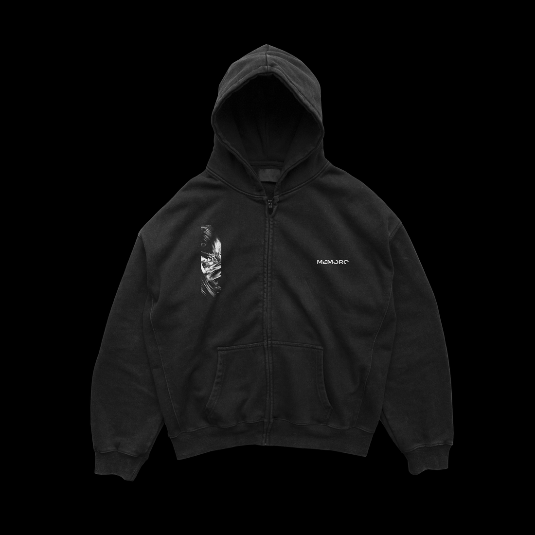 MEMORO GRAPHIC ZIP HOODIE 1
